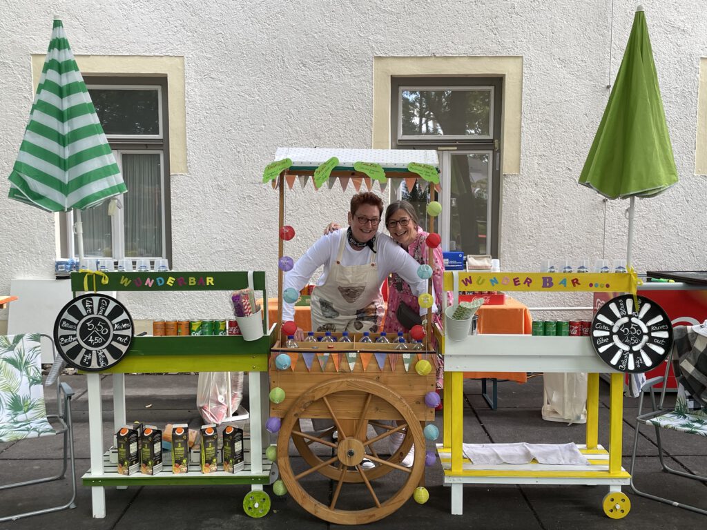 Verkaufsstand "Kino-Wunderbar" beim Kino Open Air Event